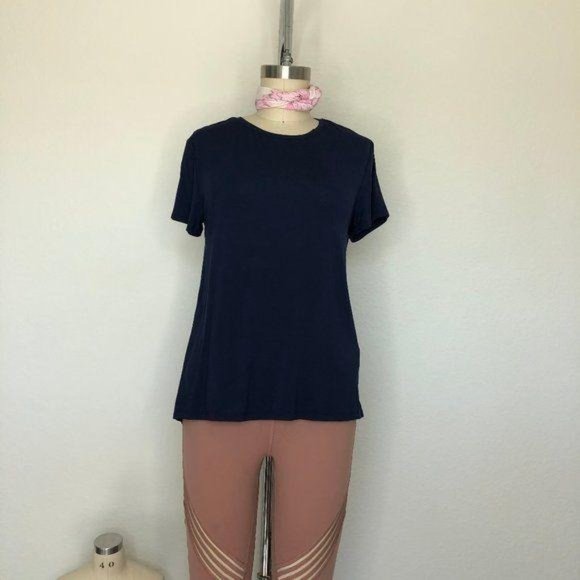 SOUL BY SOULCYCLE Keyhole Short-Sleeve T Tee Shirt - Picture 6 of 9